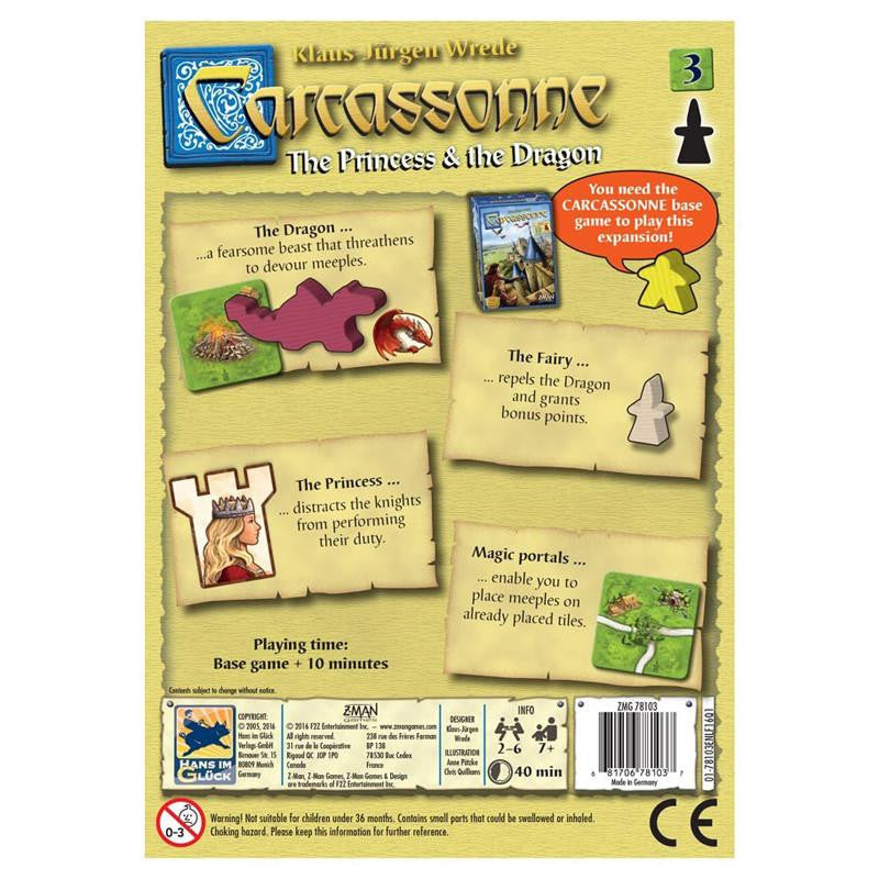 Carcassonne #3 The Princess and the Dragon 2nd Edition