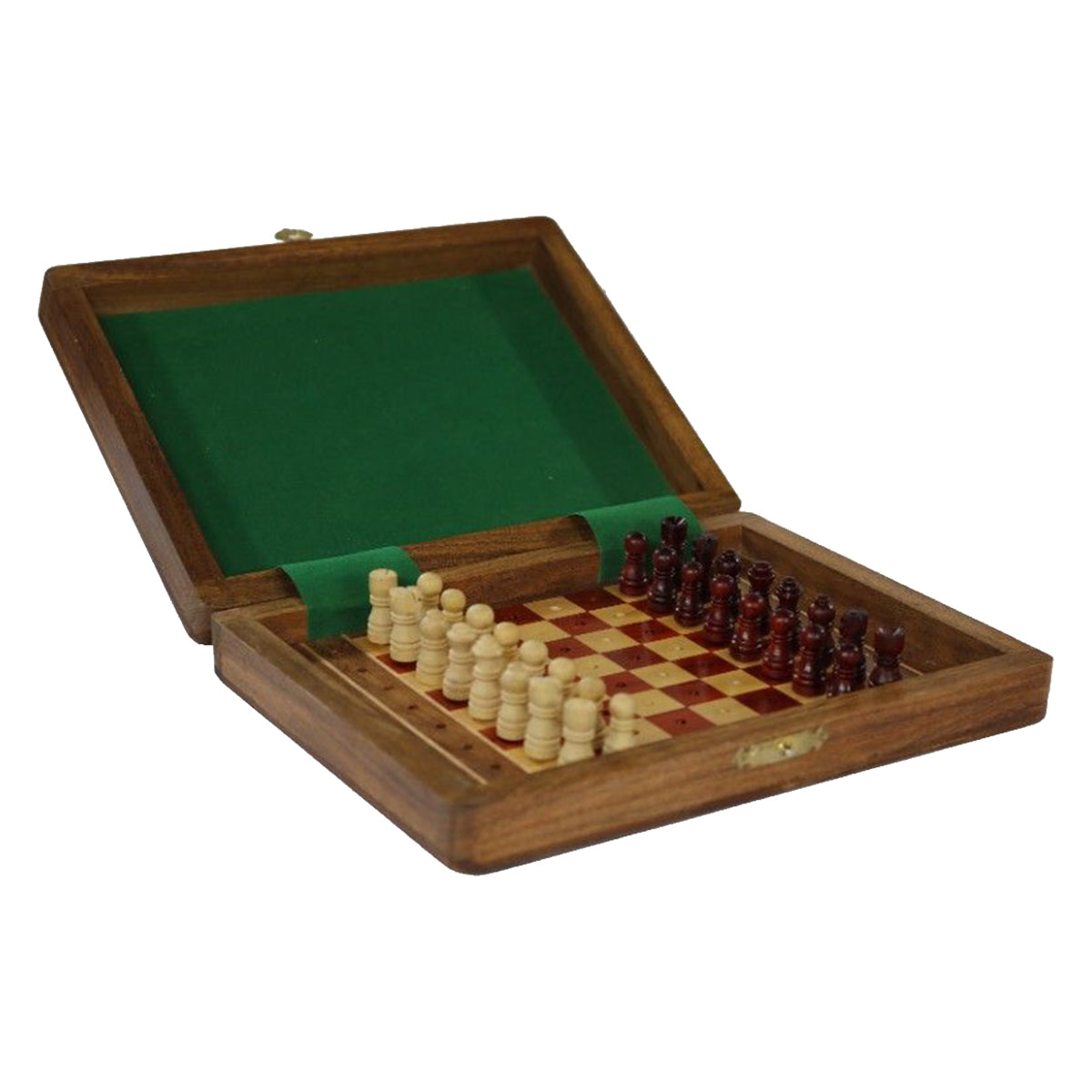 Chess Set - Redling Peg Travelling Acacia 10 x 15cm