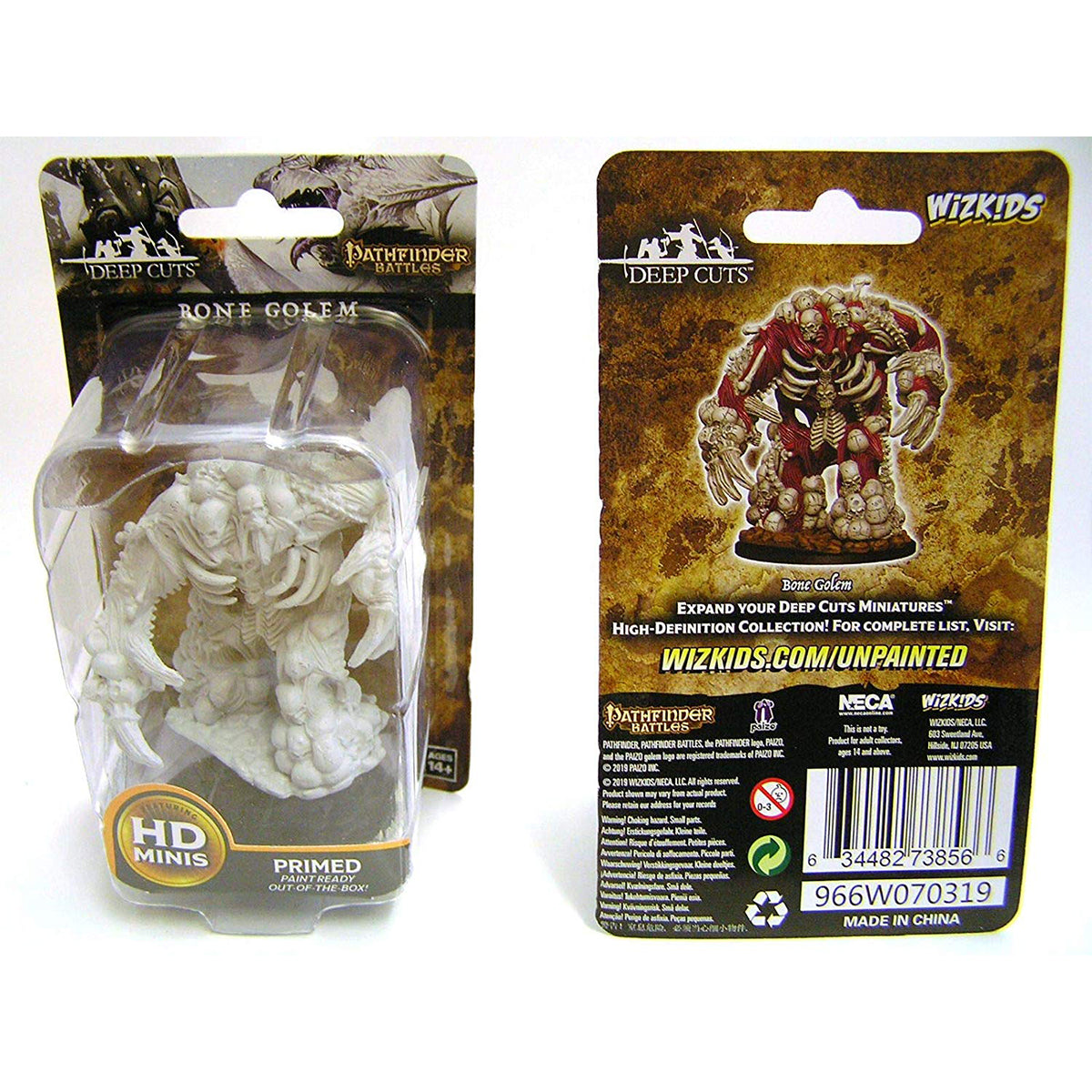 Pathfinder Deep Cuts Unpainted Miniatures Bone Golem