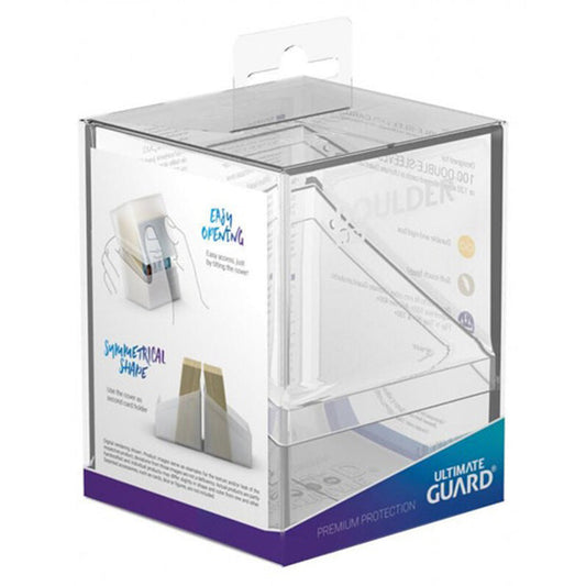 Ultimate Guard Boulder Deck Case 100+ Standard Size Clear Deck Box