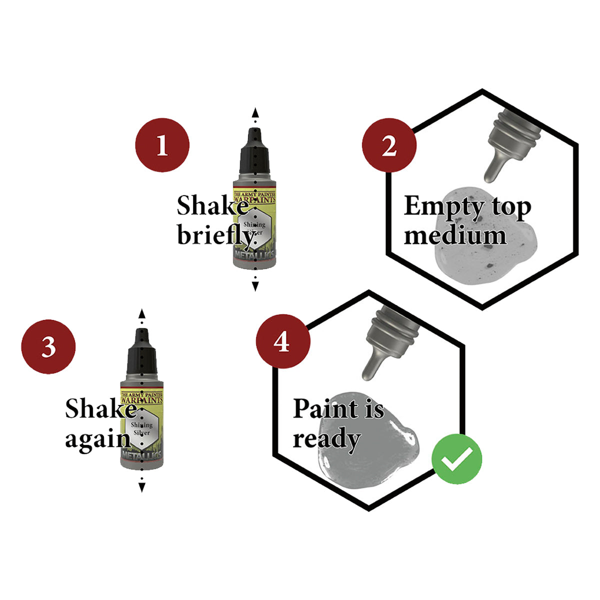 Army Painter Paint Set - Metallics Paint Set