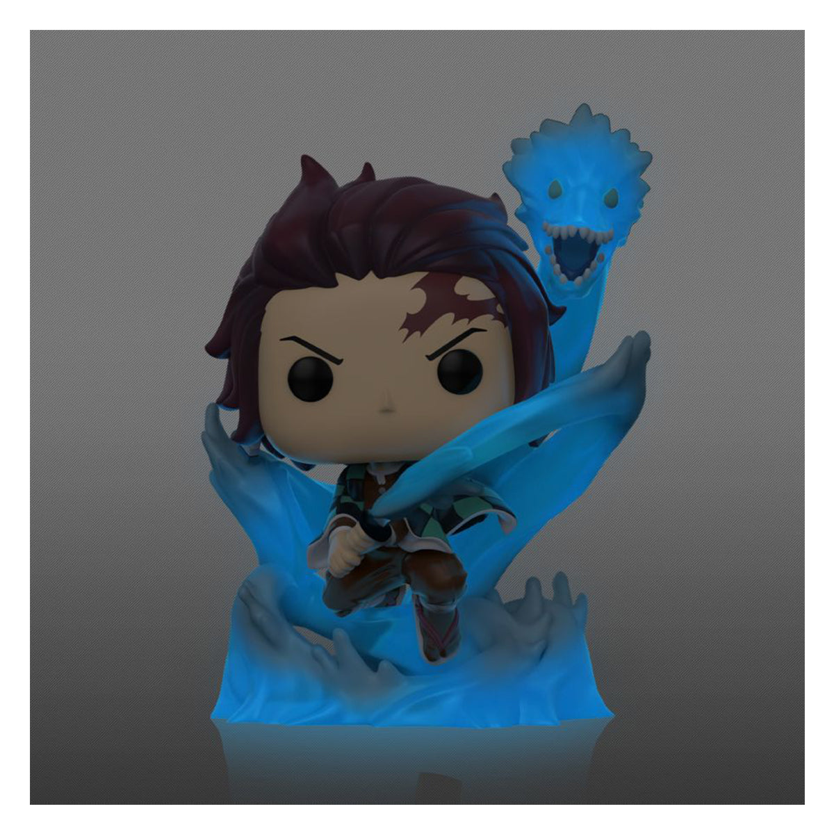 Demon Slayer - Tanjiro with Dragon Glow Translucent Pop! Vinyl