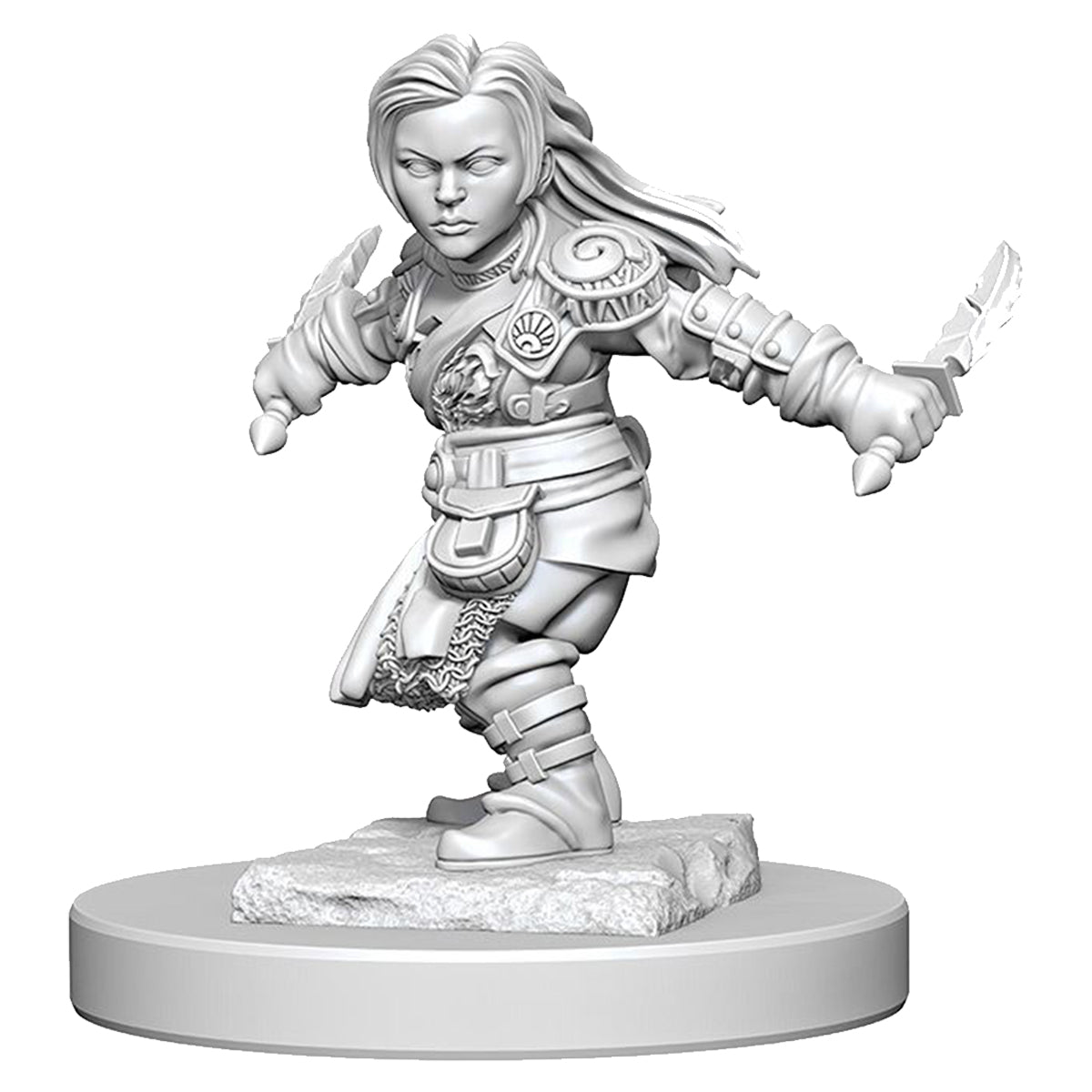 D&D Nolzurs Marvelous Unpainted Miniatures Halfling Female Rogue