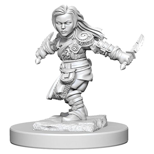 D&D Nolzurs Marvelous Unpainted Miniatures Halfling Female Rogue