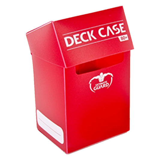 Ultimate Guard Deck Case 80+ Standard Size Red Deck Box