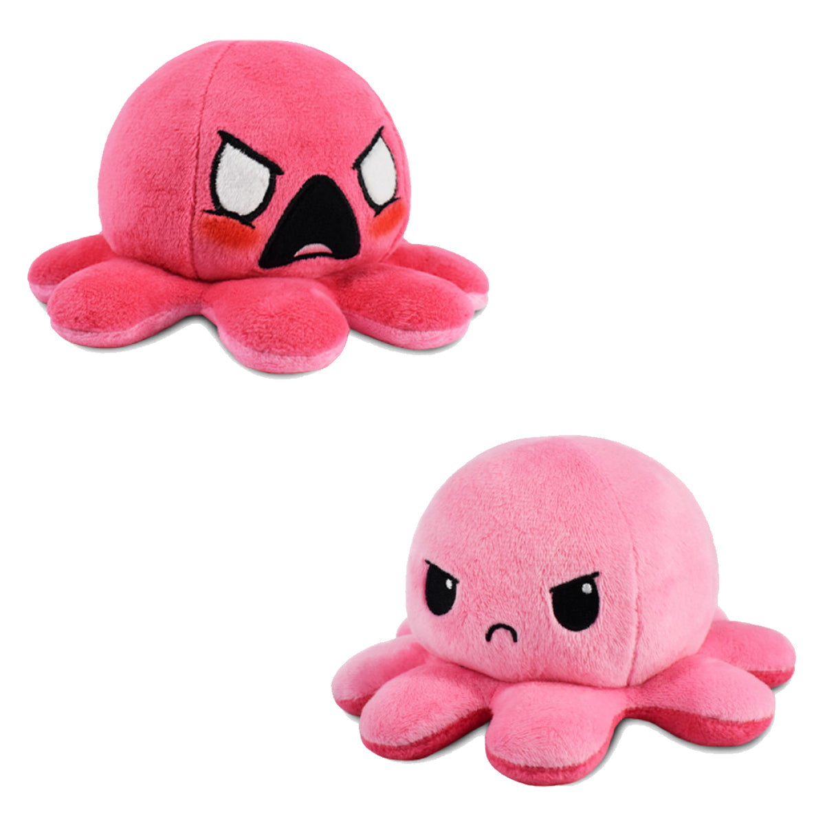Reversible Plushie Octopus Angry/Furious