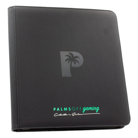Collector's Series 12 Pocket Zip Trading Card Binder - BLACK