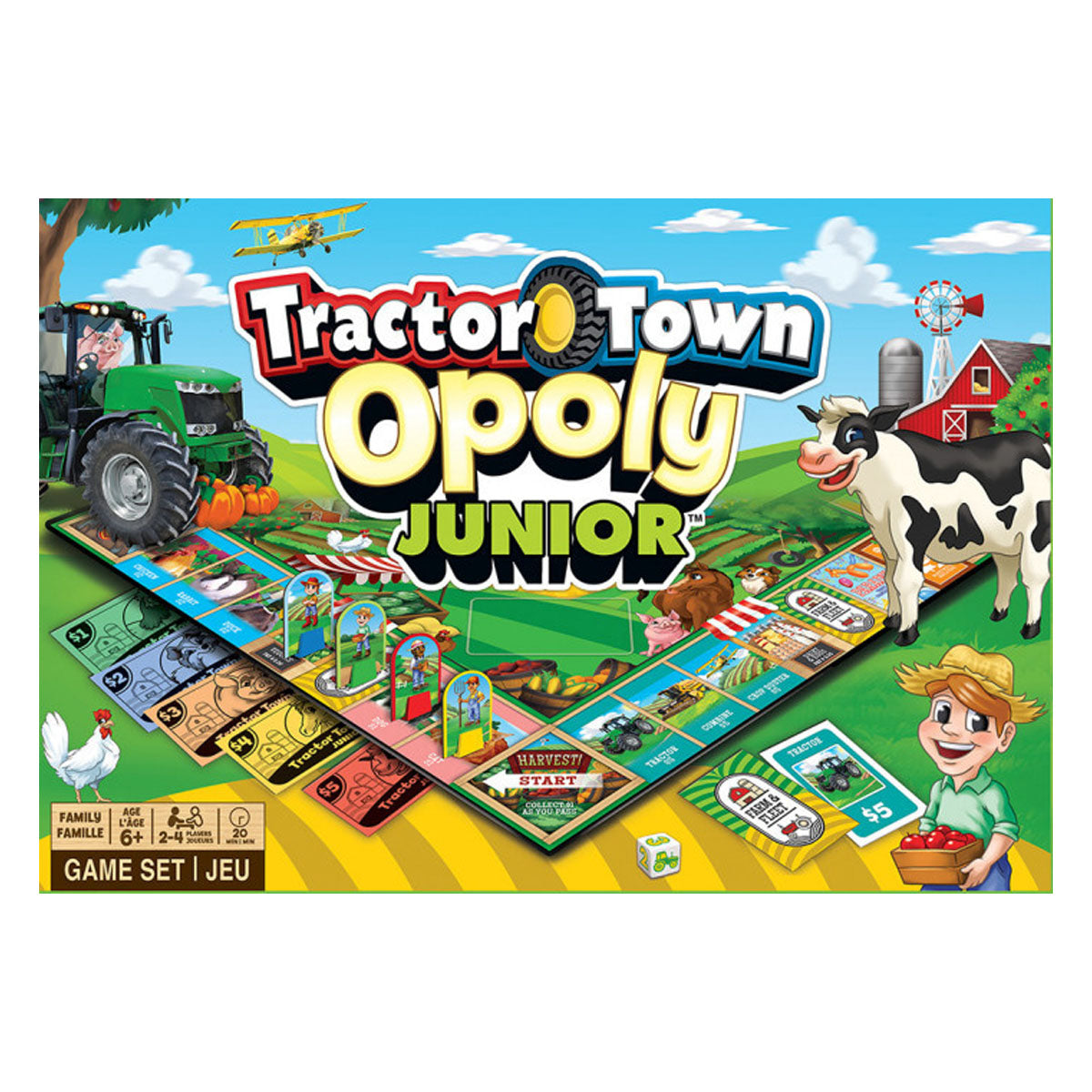 Masterpieces Tractor Town Opoly Junior