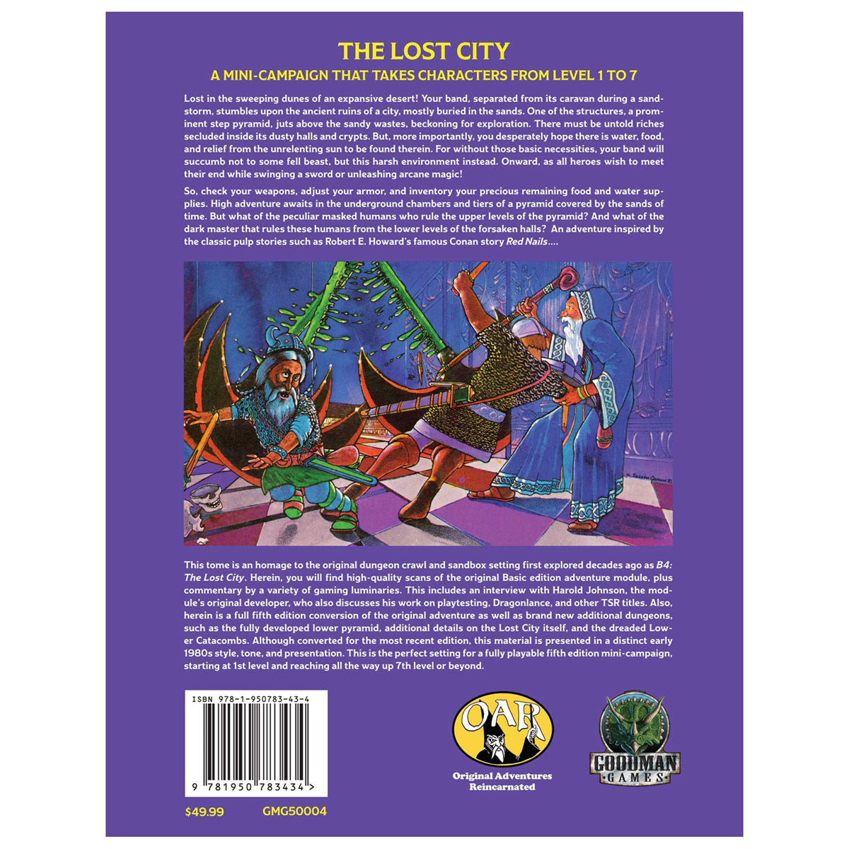 D&D Original Adventures Reincarnated 4 The Lost City