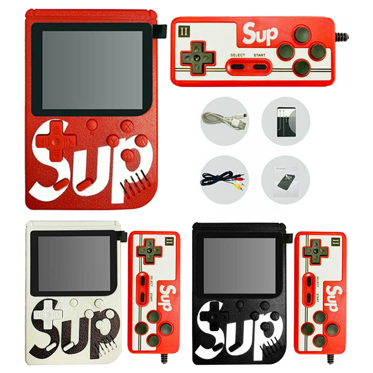 Retro Mini Handheld Video Game Console Built in 400 Games 2 Players AU Stock