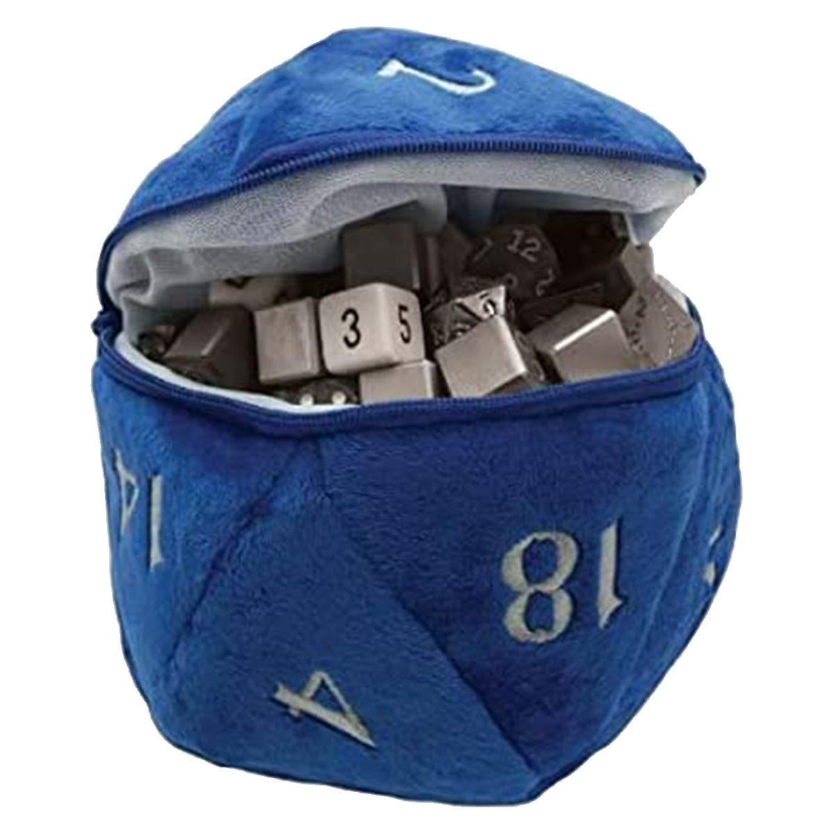 Dungeons & Dragons D20 Plush Dice Bag Blue
