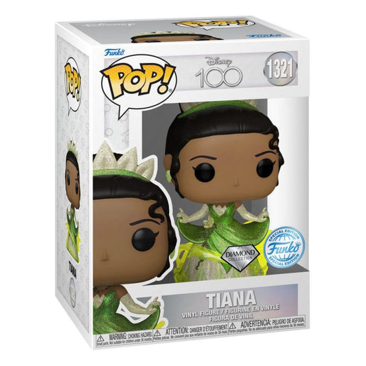 Disney 100th - Tiana Diamond Glitter Pop! Vinyl