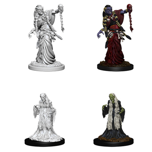 D&D Nolzurs Marvelous Unpainted Miniatures Green Hag & Night Hag