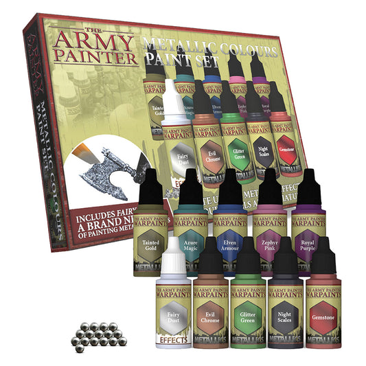 Army Painter Paint Set - Warpaints Metallic Colours Paint Set