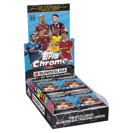 TOPPS 2022 Chrome Lite Bundesliga Hobby Collection Display