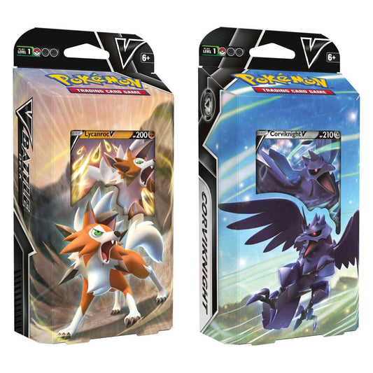 Lycanroc V & Corviknight V Battle Decks (Pair) Pokemon TCG