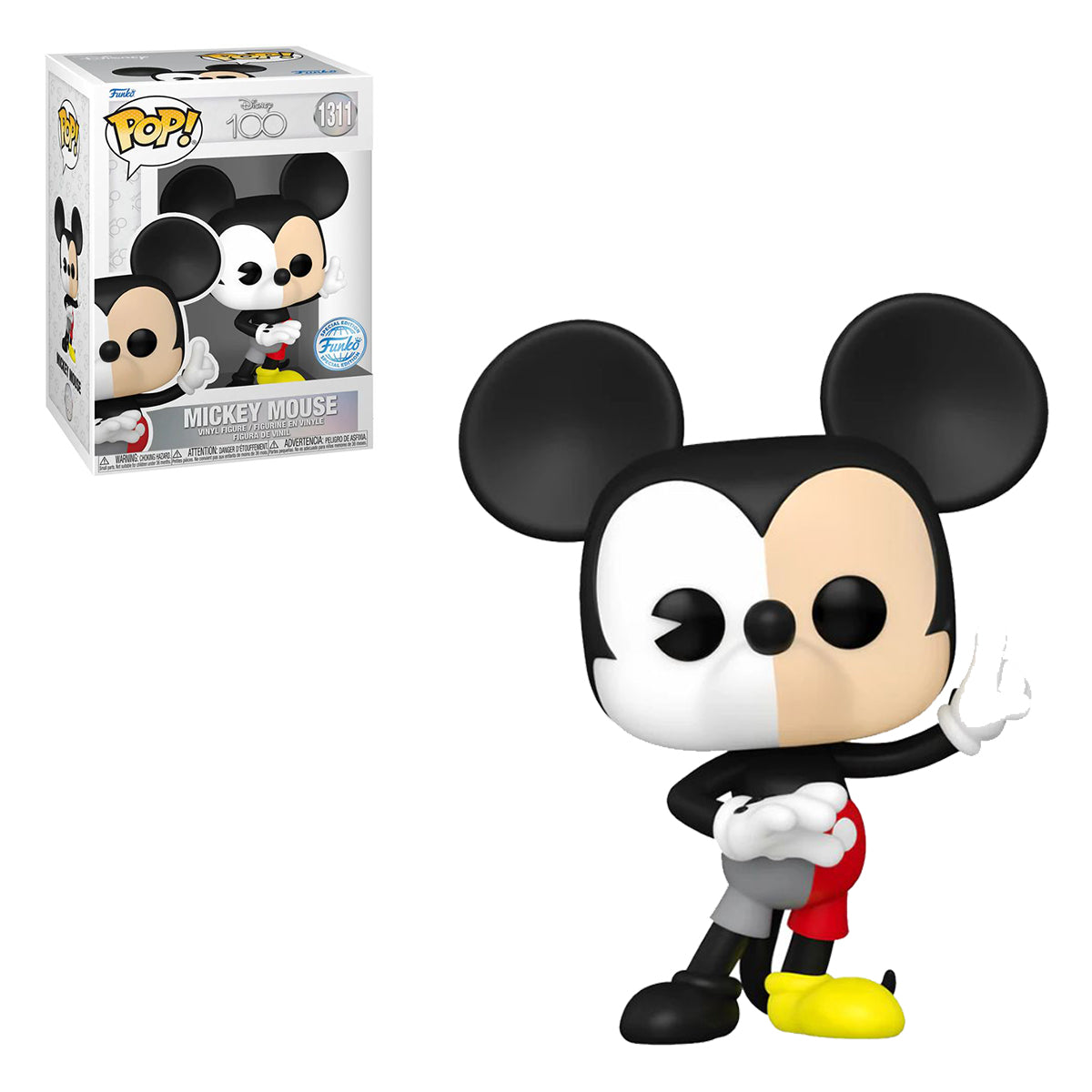 Disney 100th - Mickey Mouse (Split Colour) Pop! Vinyl