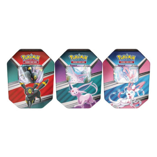 POKEMON V Heroes Tins (Set of 3) - Each tin contains 4 booster pack