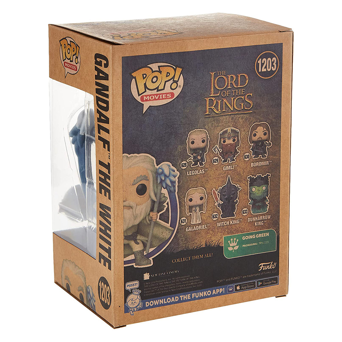 The Lord of the Rings - Gandalf the White Glow Earth Day Pop! Vinyl