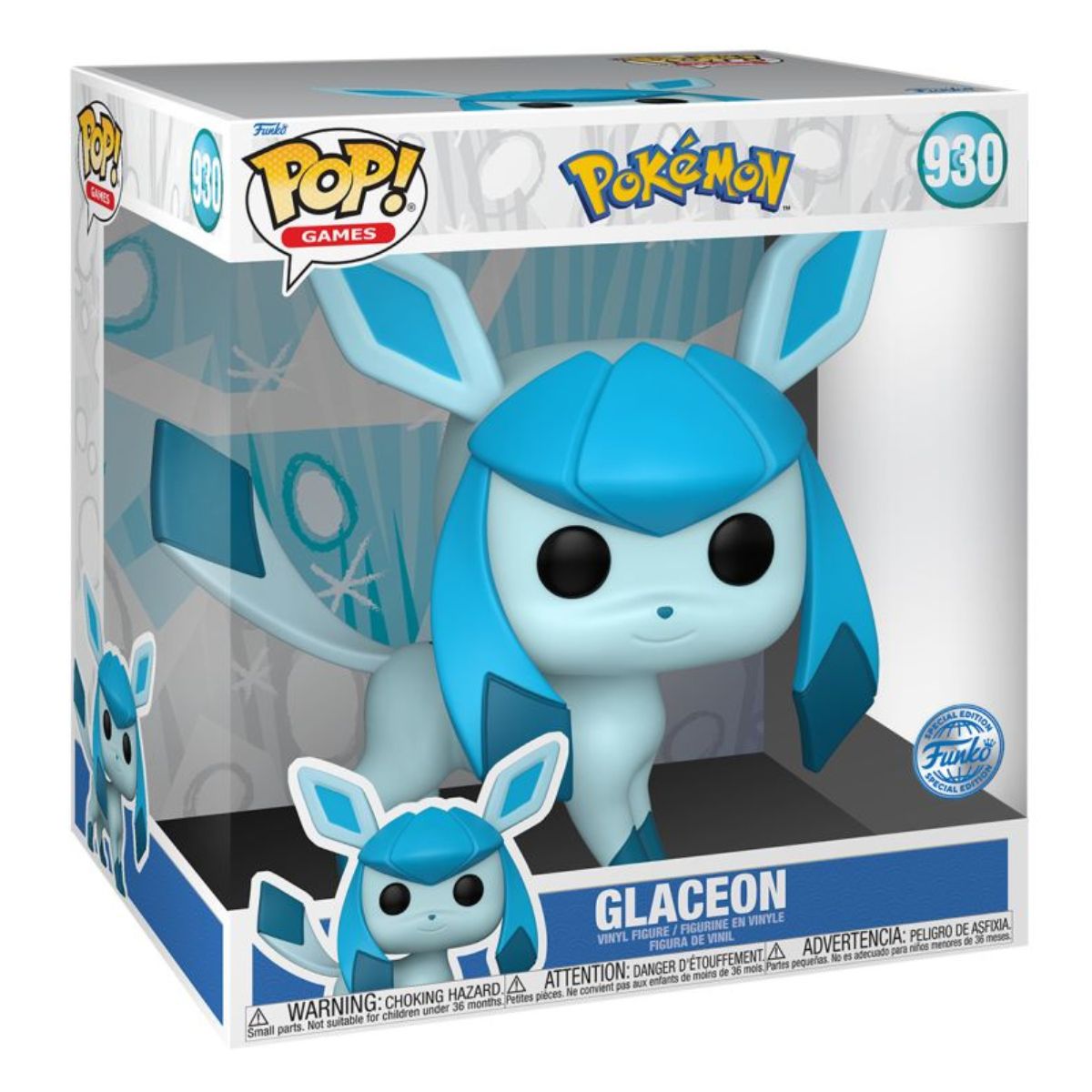 Pokemon - Glaceon 10" Pop! Vinyl