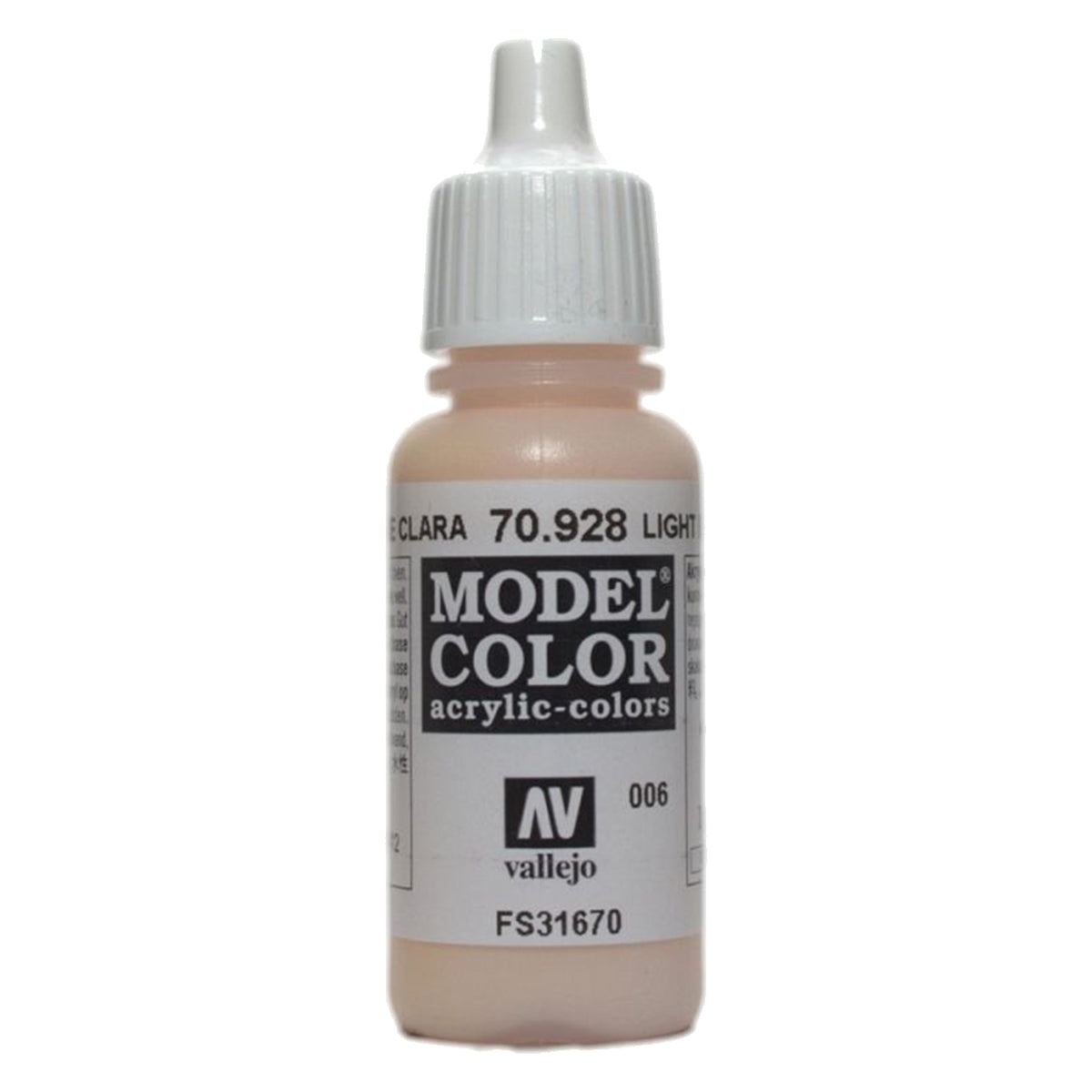 Vallejo Model Colour - Light Flesh 17 ml