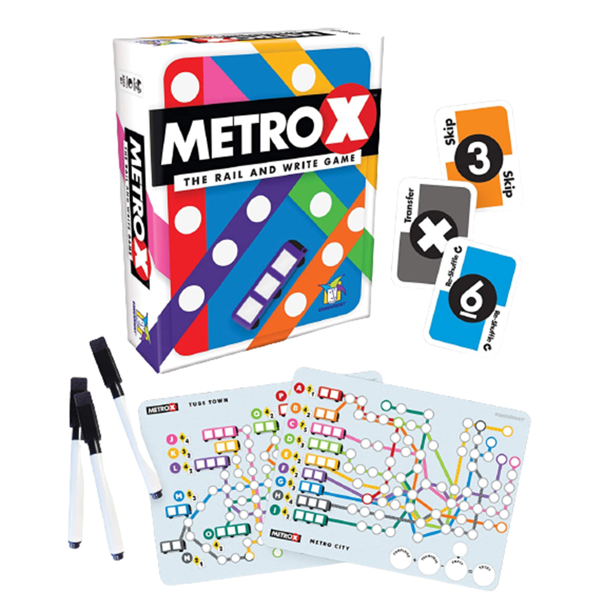 METRO X Rail & Write Game