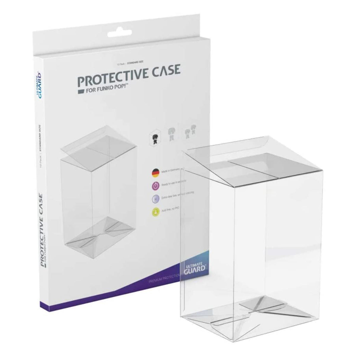 Ultimate Guard Protective Case for Pop Funko Pack 10ct