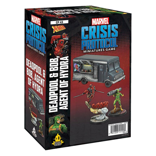 Marvel Crisis Protocol Miniatures Game Deadpool and Bob Agent of Hydra