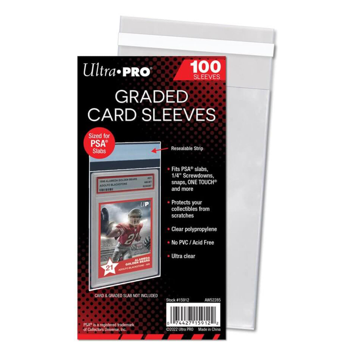 ULTRA PRO Card Sleeve - Grade - Resealable PSA