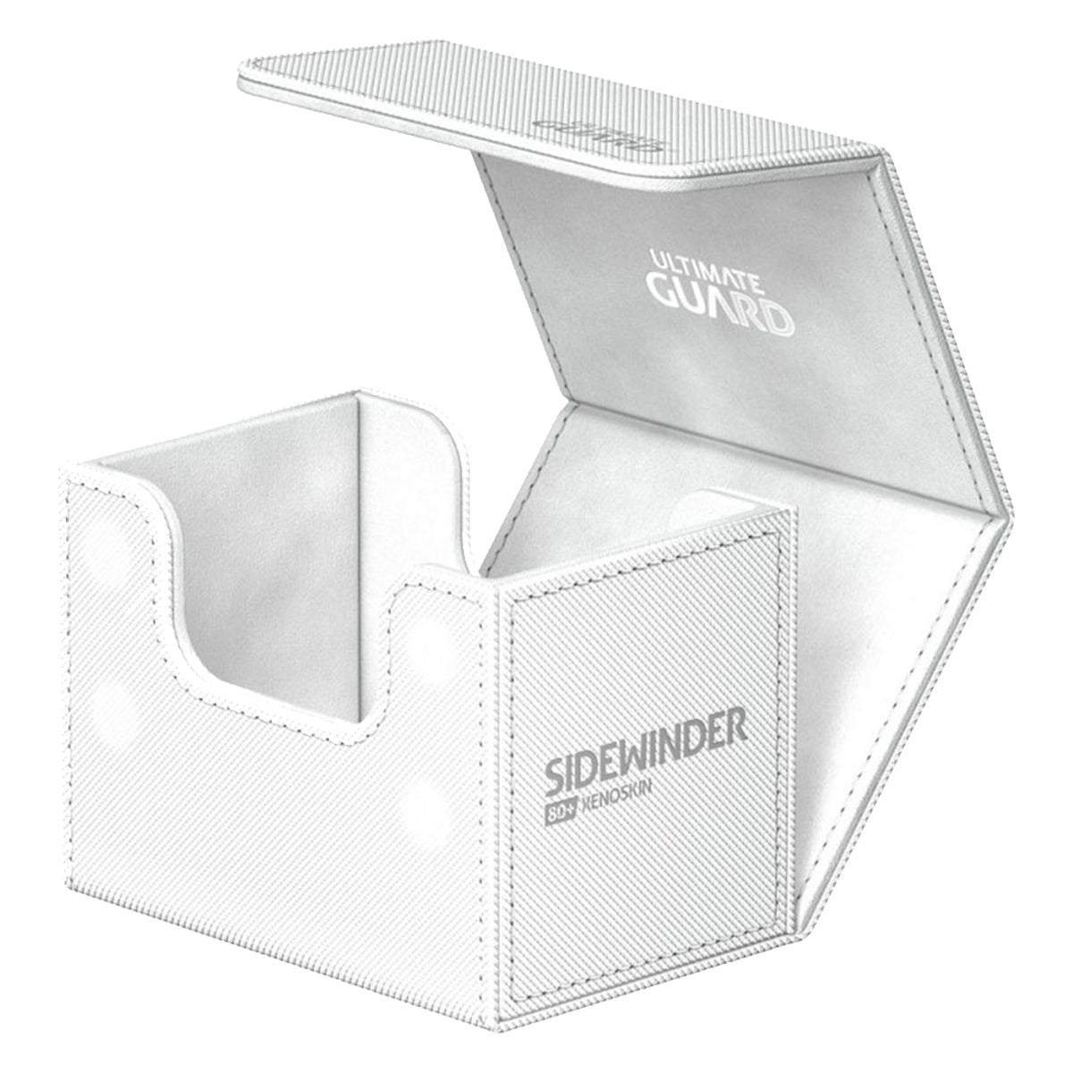 Ultimate Guard Sidewinder 80+ Xenoskin Monocolor White Deck Box