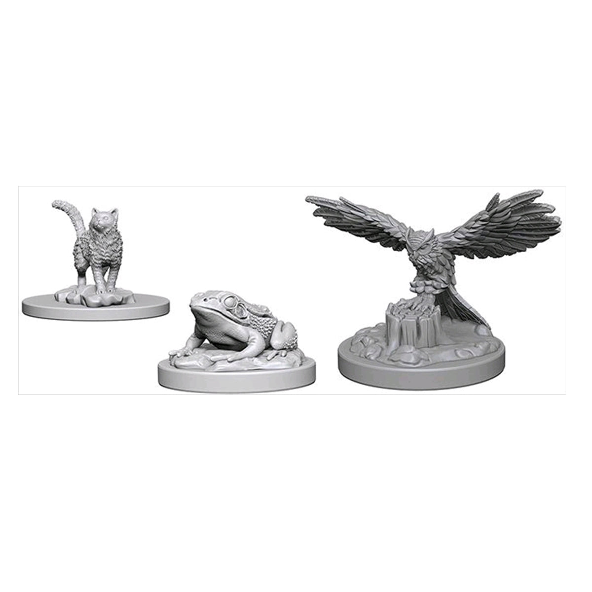 WizKids Deep Cuts Unpainted Miniatures Familiars