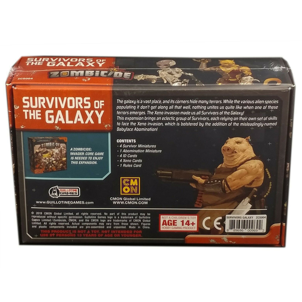 Zombicide Invader Survivors of the Galaxy Expansion