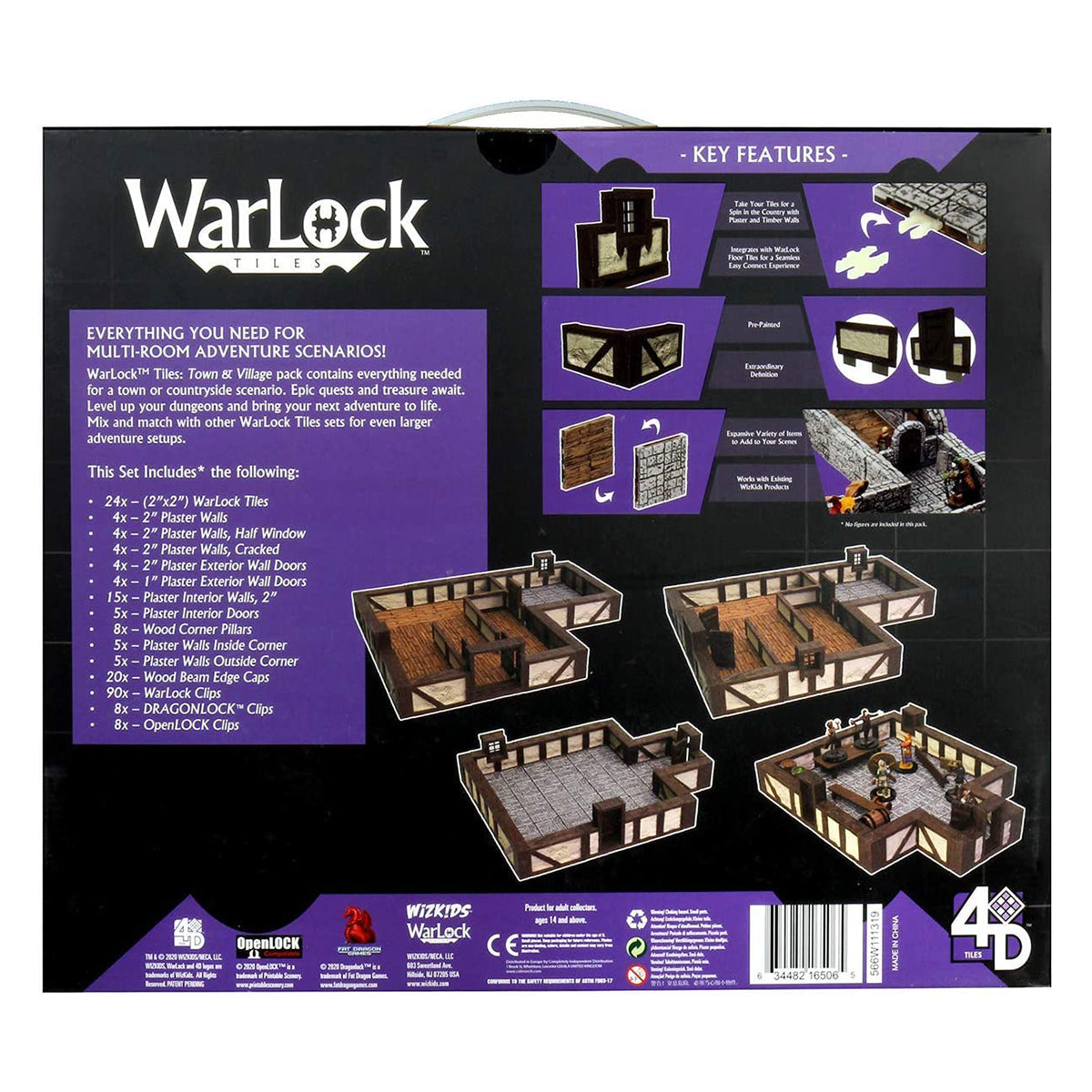 WarLock Tiles Town and Village
