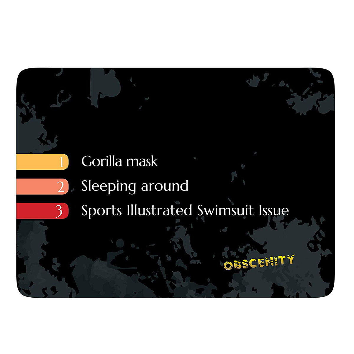 Obscenity A Shameless Adult Party Game Card Game