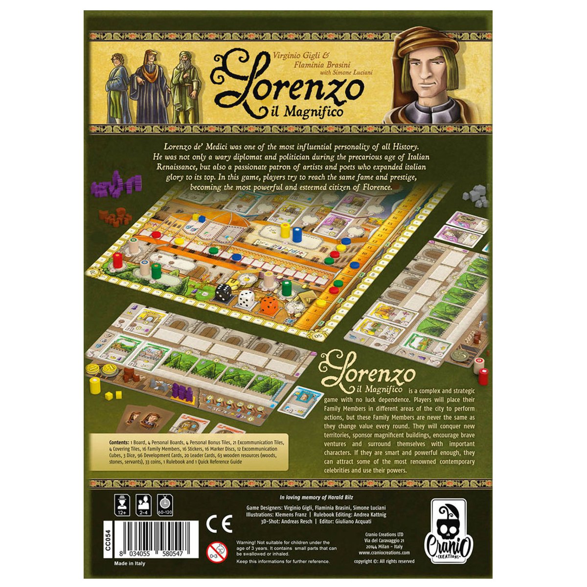 Lorenzo il Magnifico Board Game Board Game