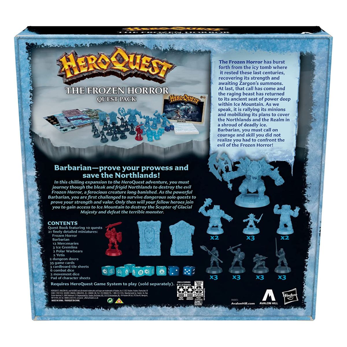 Heroquest Frozen Horror Expansion
