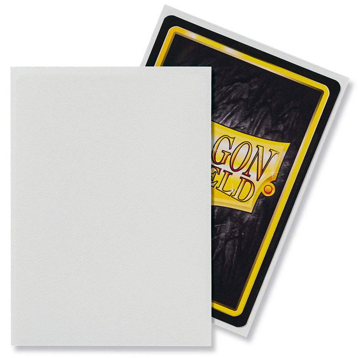 Dragon Shield Standard 100ct White MATTE 63x88mm Sleeves