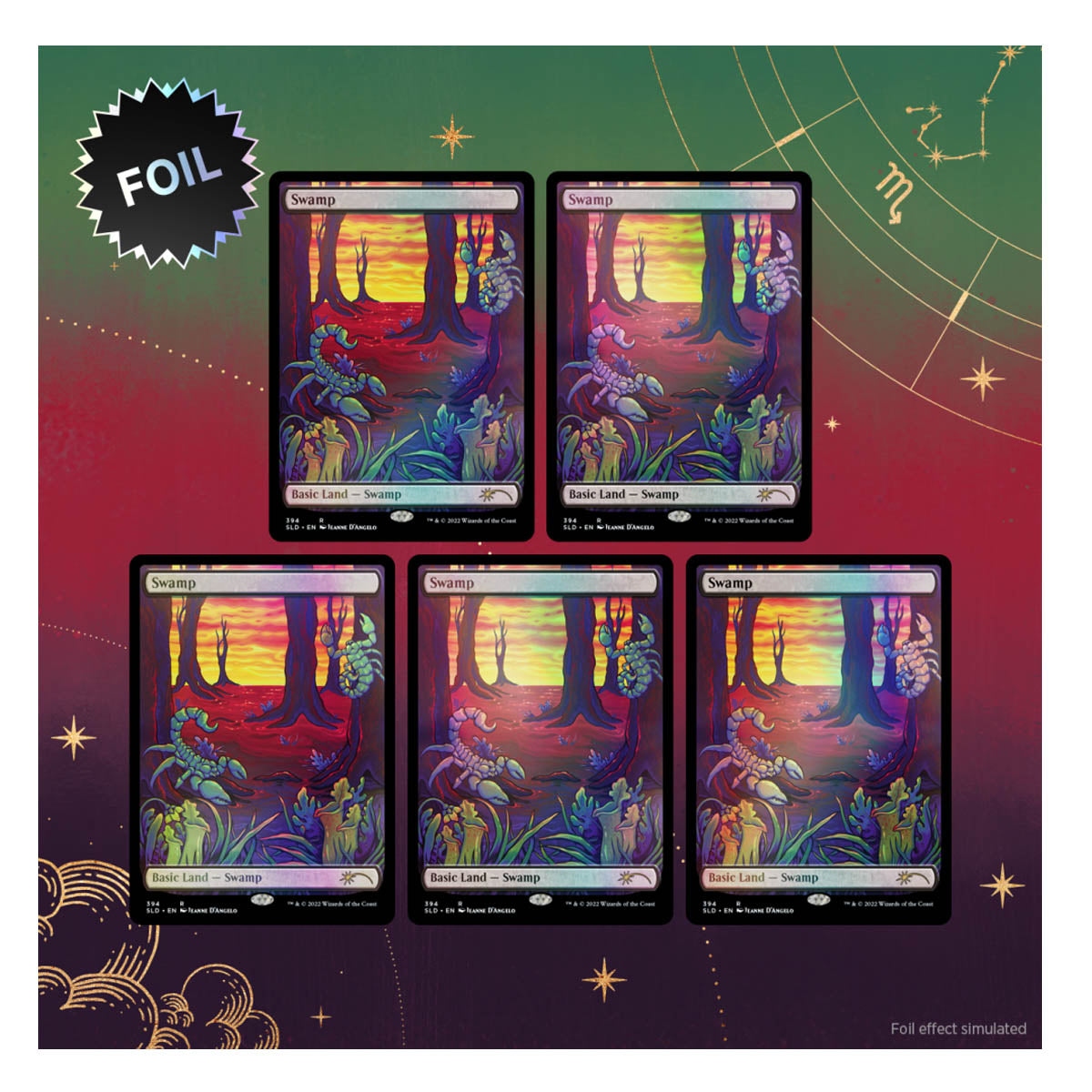 Magic Secret Lair The Astrology Lands Scorpio Traditional Foil Edition