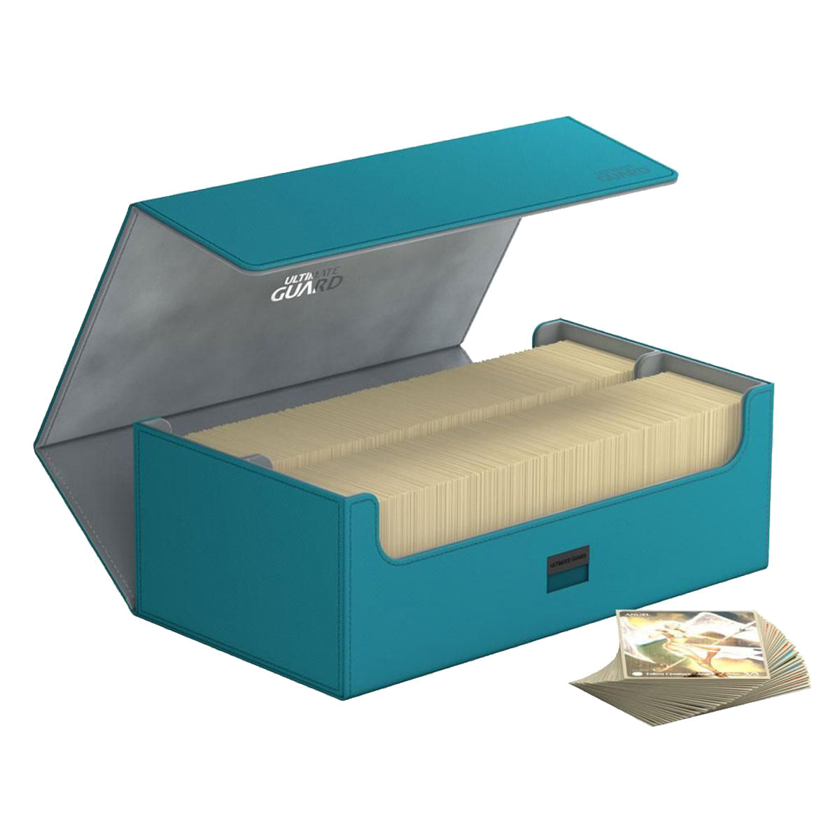 Ultimate Guard Arkhive Flip Case 800+ Standard Size XenoSkin Petrol Blue Deck Box