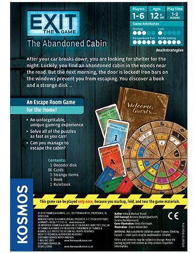 Exit the Game the Abandoned Cabin