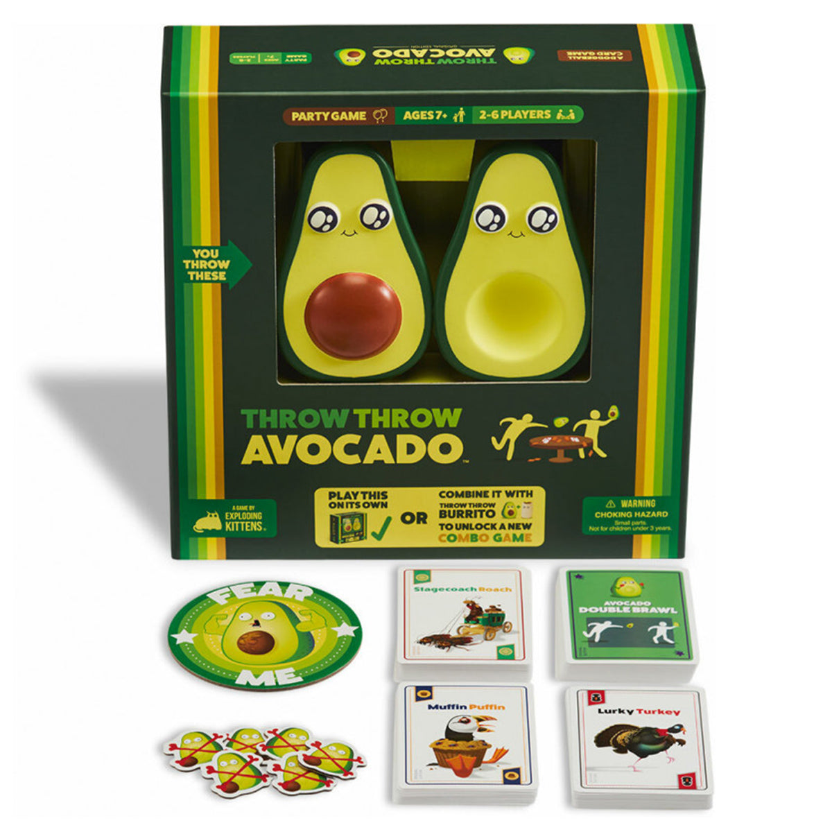 Throw Throw Avocado By Exploding Kittens