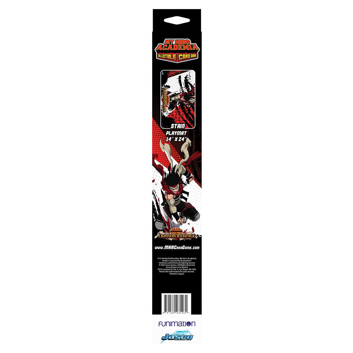 Hero Killer Stain Playmat Series 2 Crimson Rampage My Hero Academia CCG