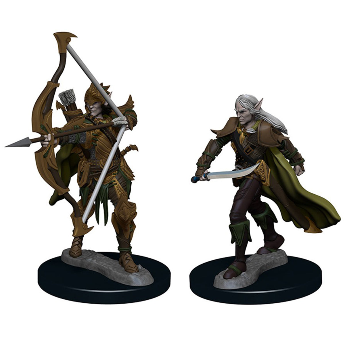 Pathfinder Deep Cuts Unpainted Miniatures Elf Male Fighter