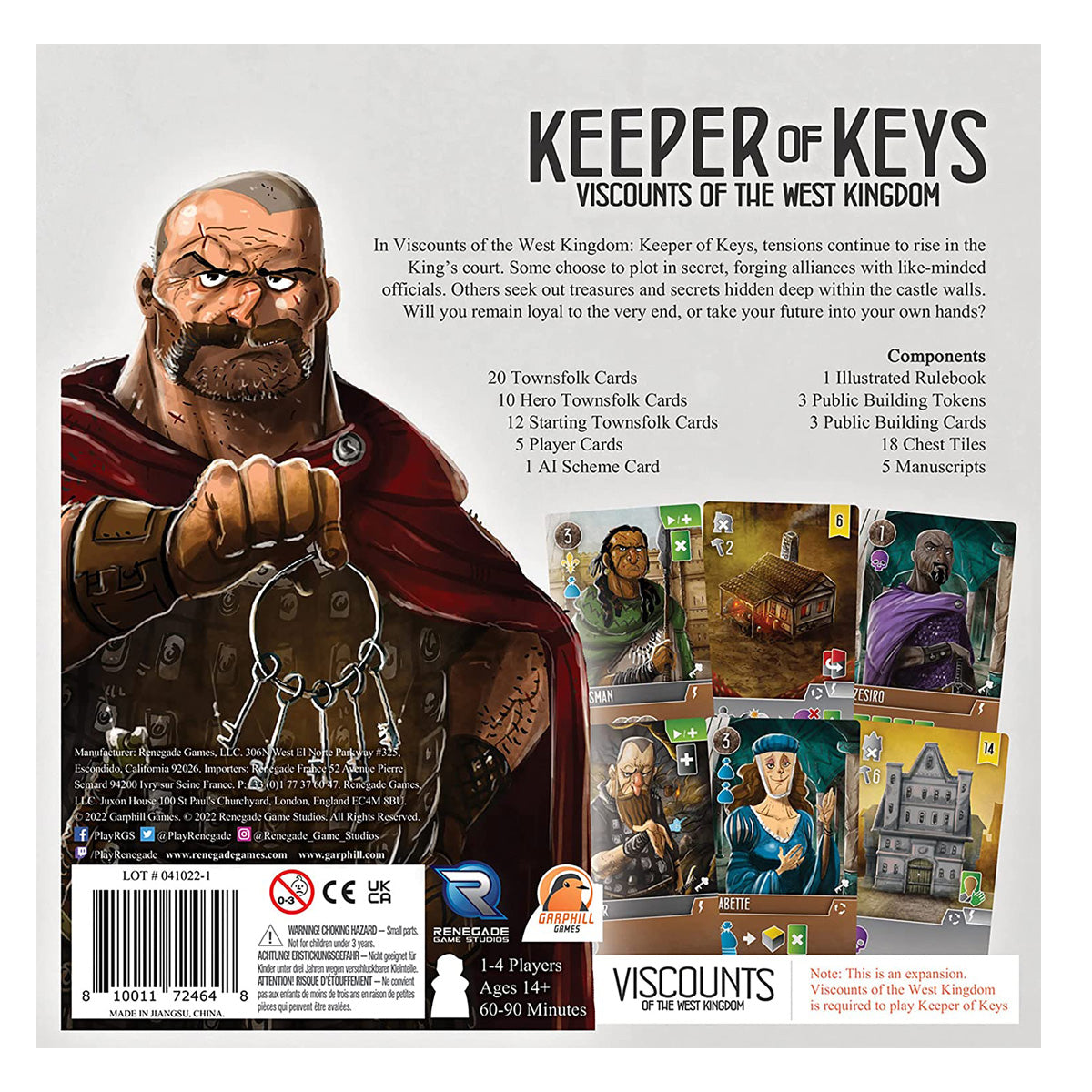 Viscounts of the West Kingdom Keeper of the Keys Expansion