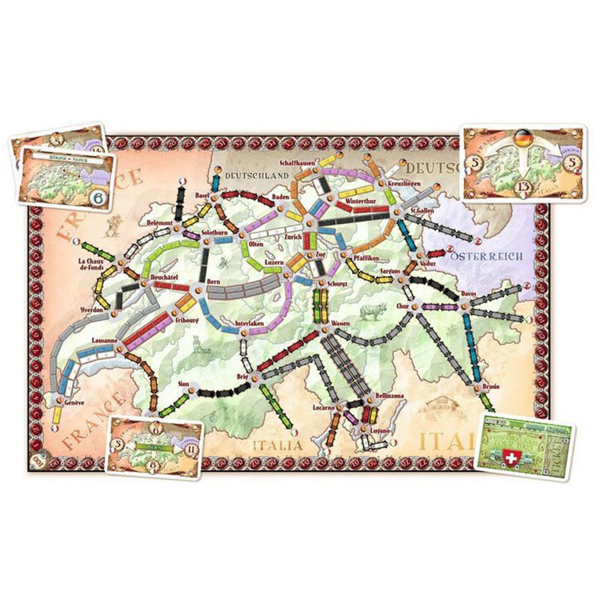 Ticket to Ride India & Switzerland Expansion