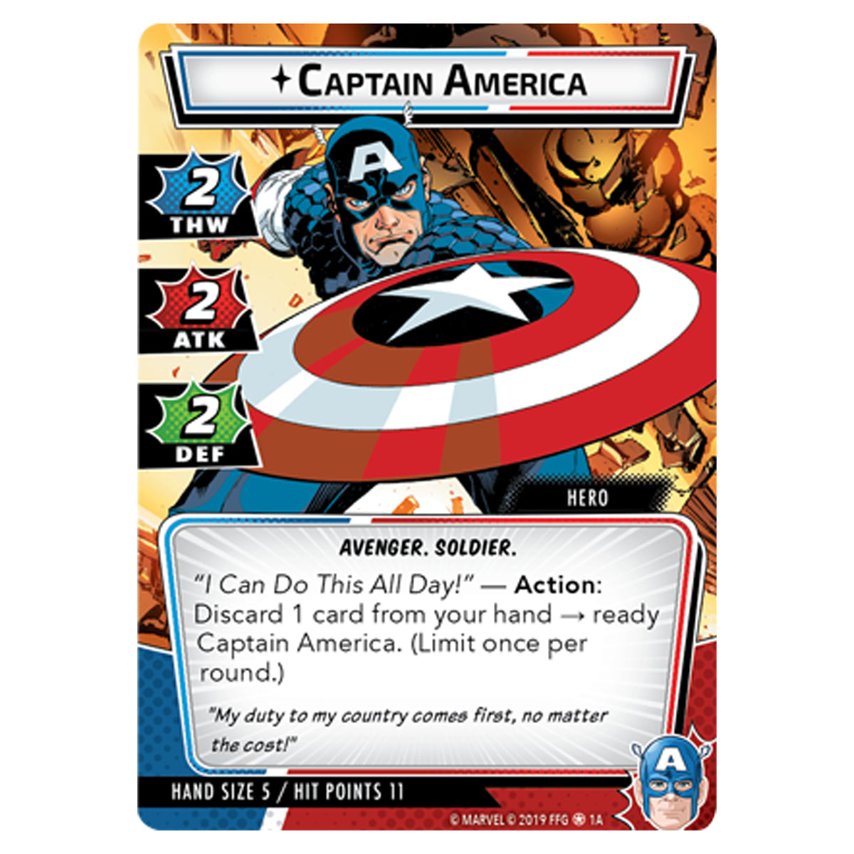 Marvel Champions LCG Captain America Hero Pack