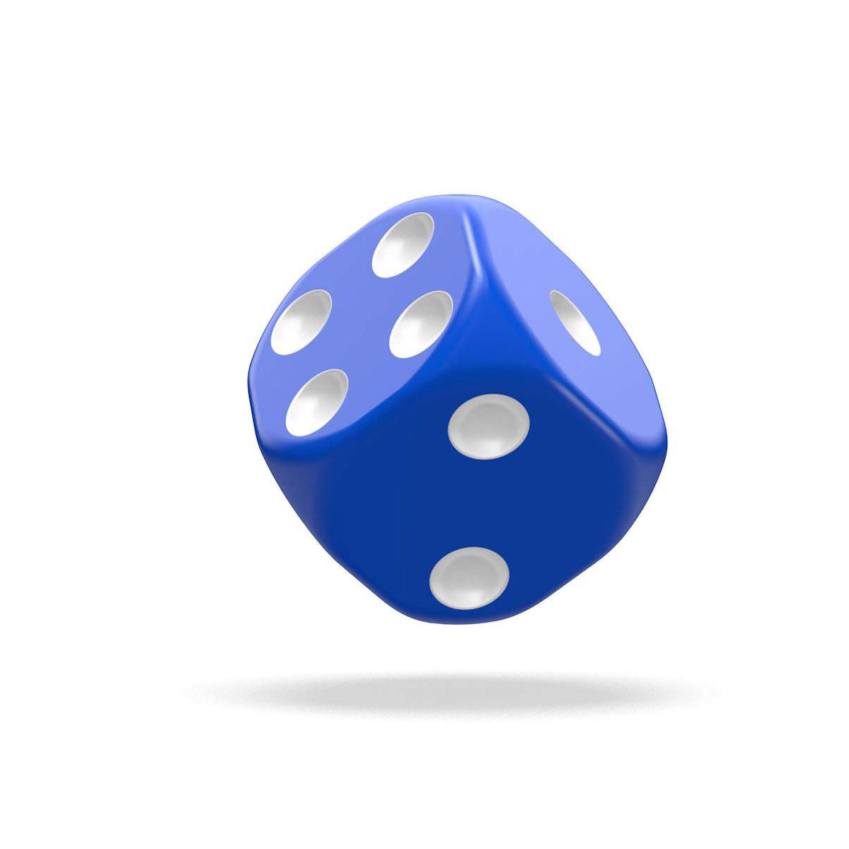 Oakie Doakie Dice D6 12 mm Solid Blue 36pc