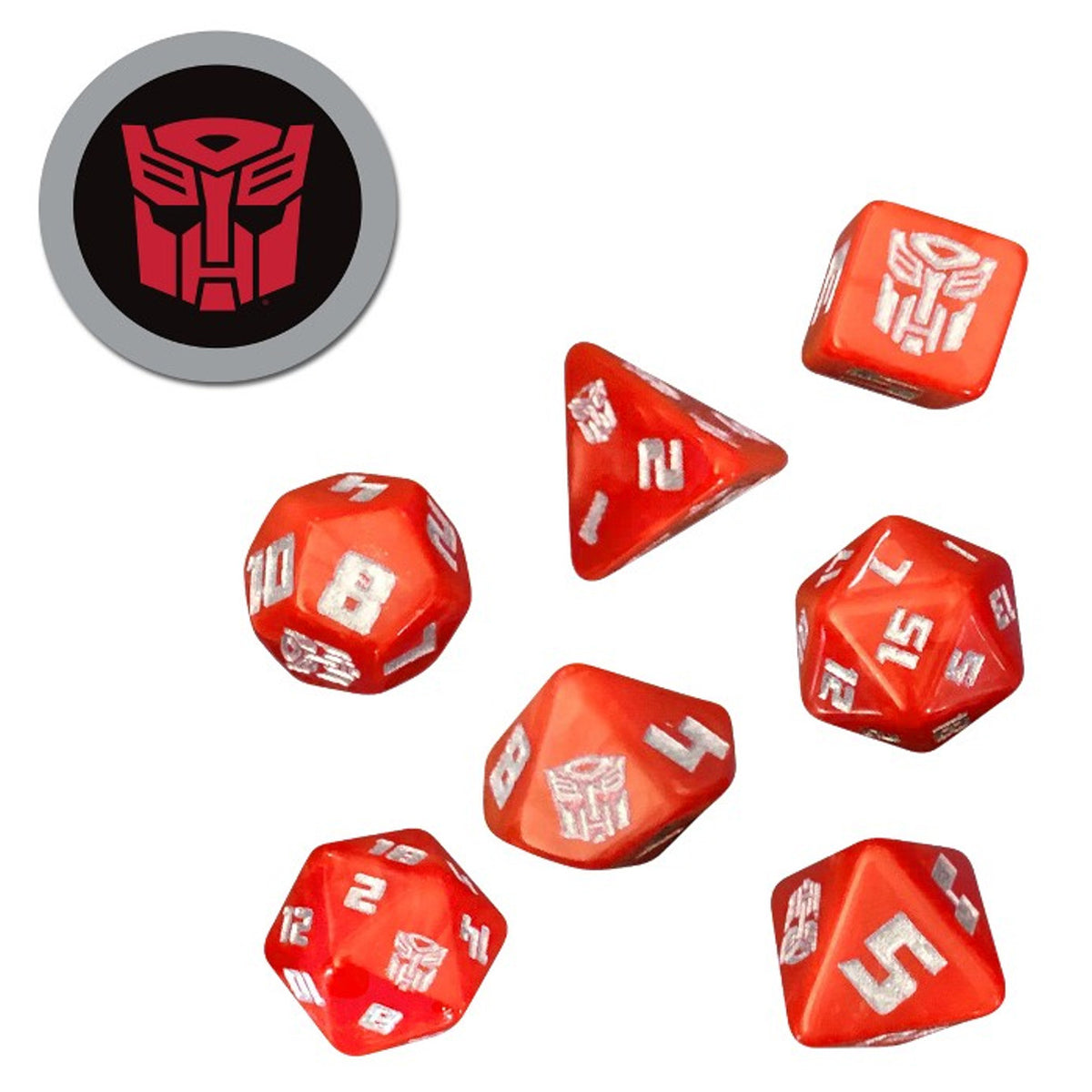 Transformers RPG Dice Set