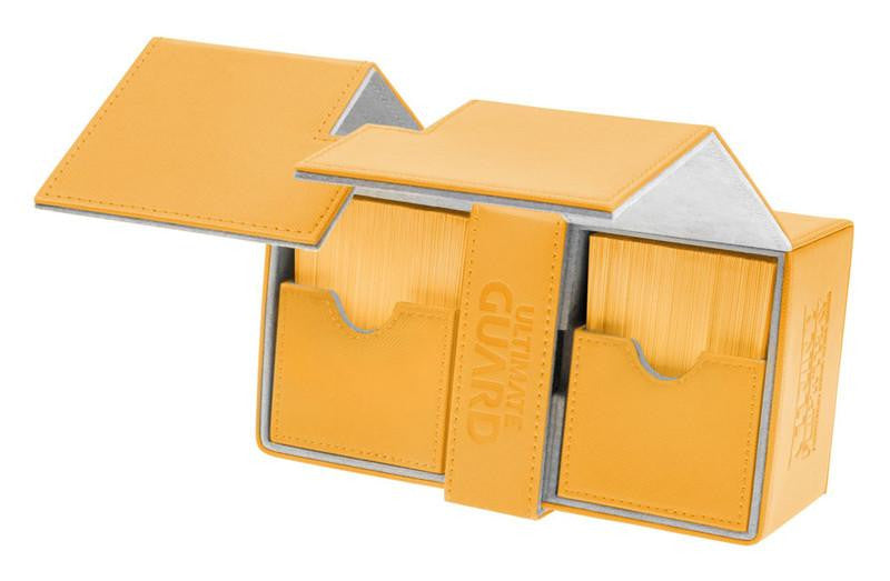 Deck Box Ultimate Guard Twin Flip n Tray Deck Case 160+ XENOSKIN Amber