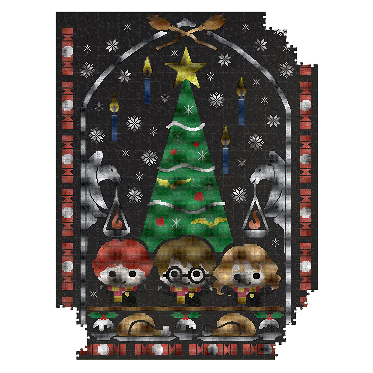 Harry Potter Holiday at Hogwarts 1000 Piece Puzzle